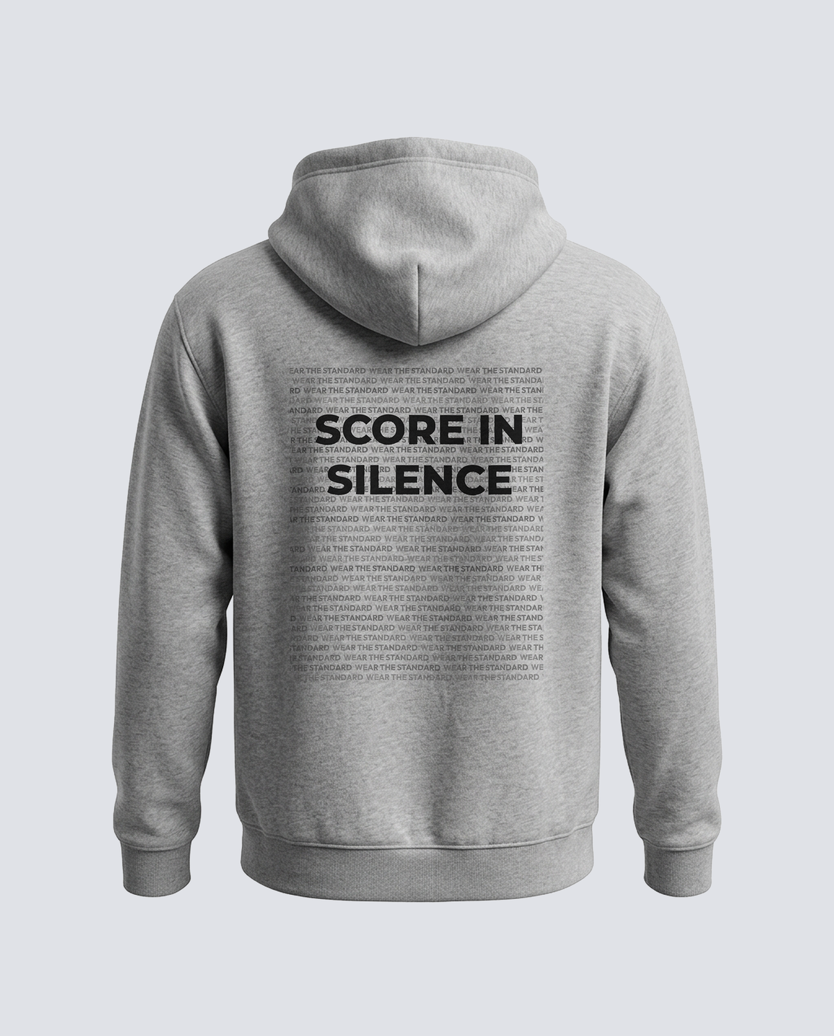Score In Silence — Echo — Mannequin back print, Marle Grey #Color_Marle Grey