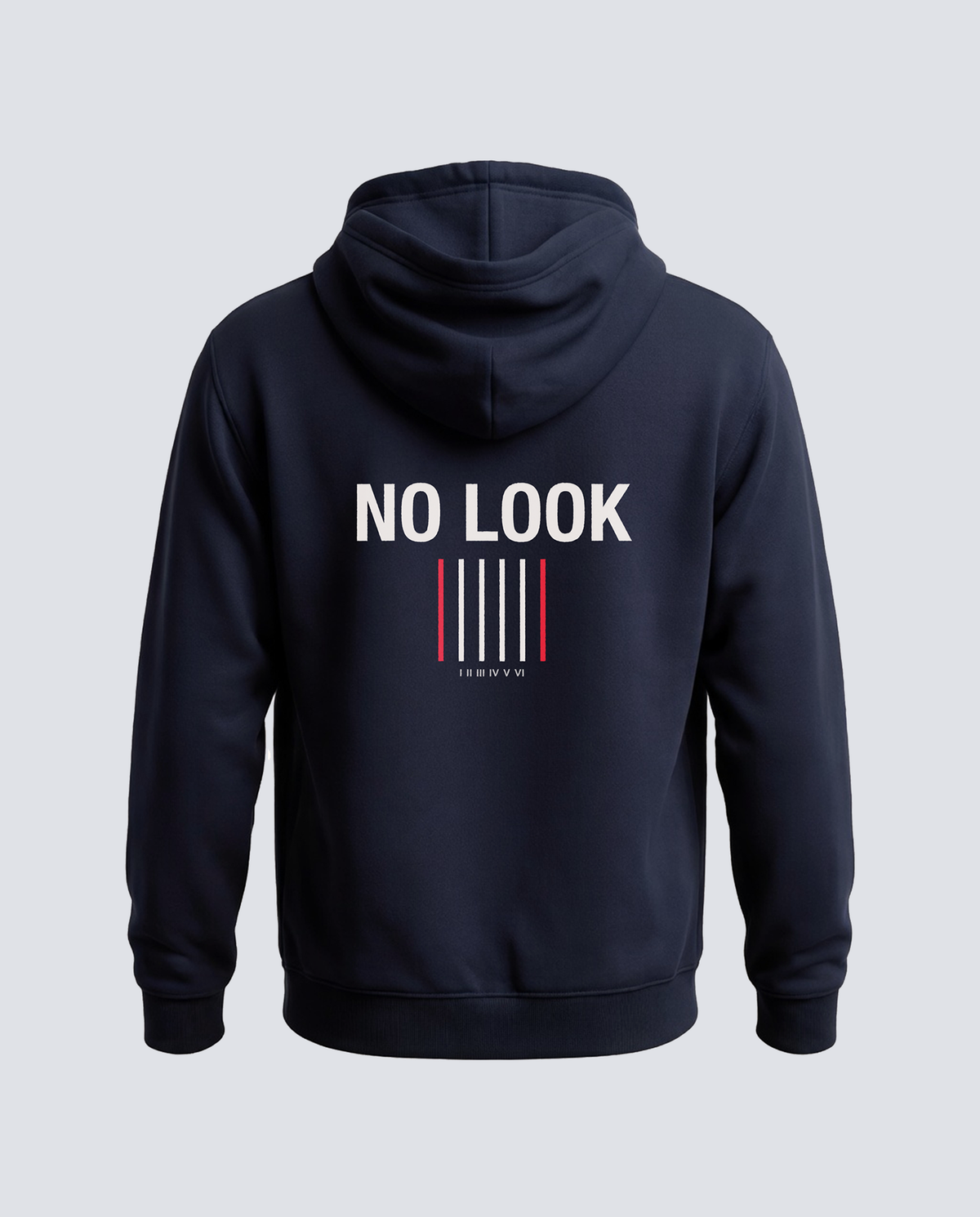 No Look — Back graphic, Blue Ink #Color_Blue Ink