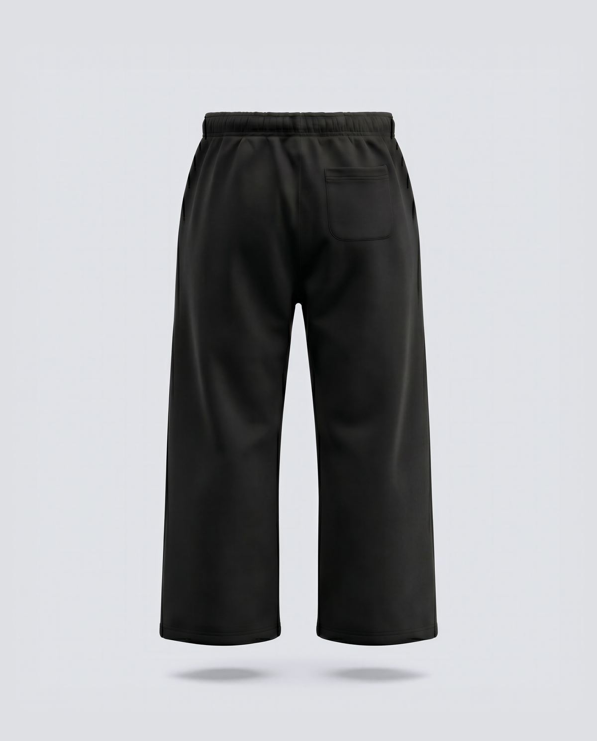 Essential Logo — Carrier Sweatpant — Mannequin back, Black #Color_Black