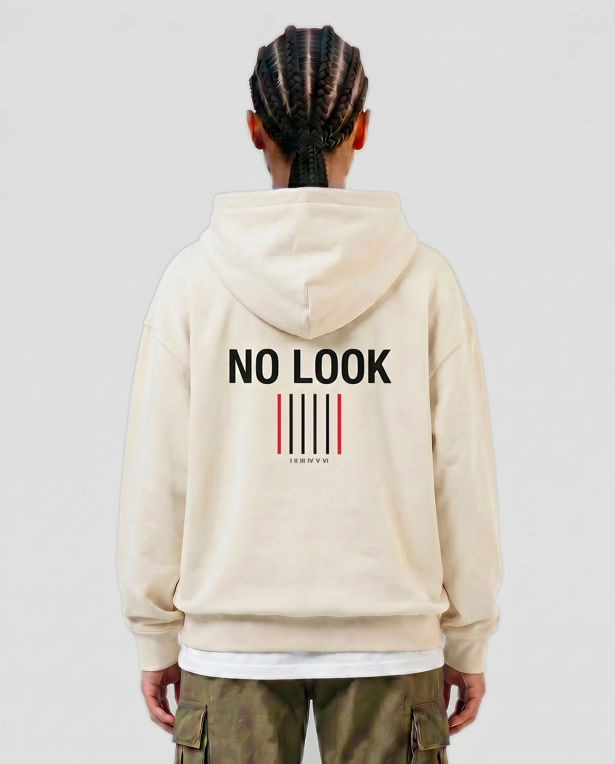 No Look — Female model back (Amara), Natural #Model_F #Color_Natural