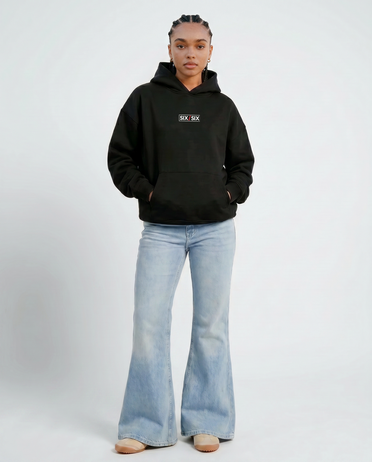 Homegrown — female model Amara, full length, Black #Model_F #Color_Black