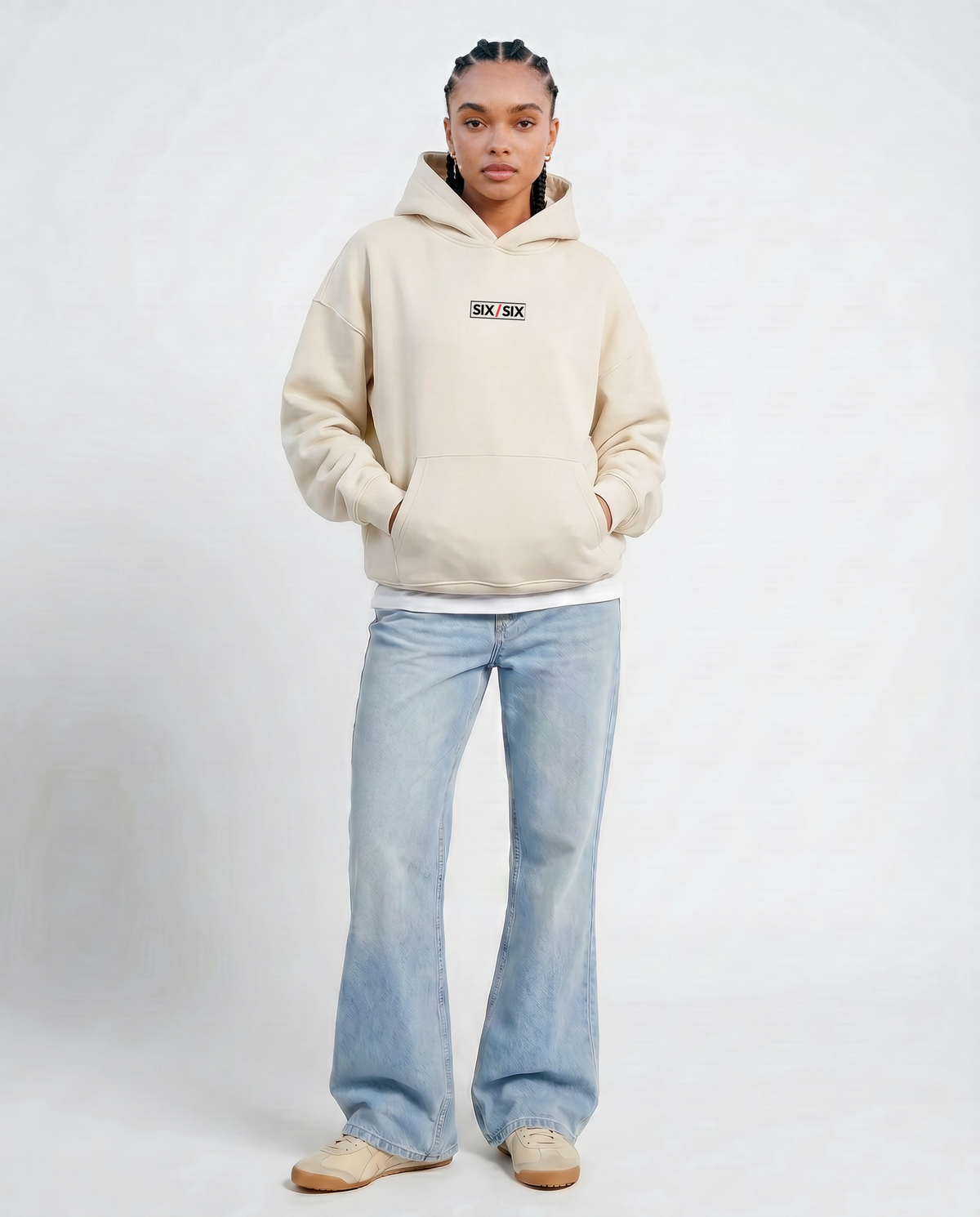 Homegrown — female model Amara, full length, Natural #Model_F #Color_Natural