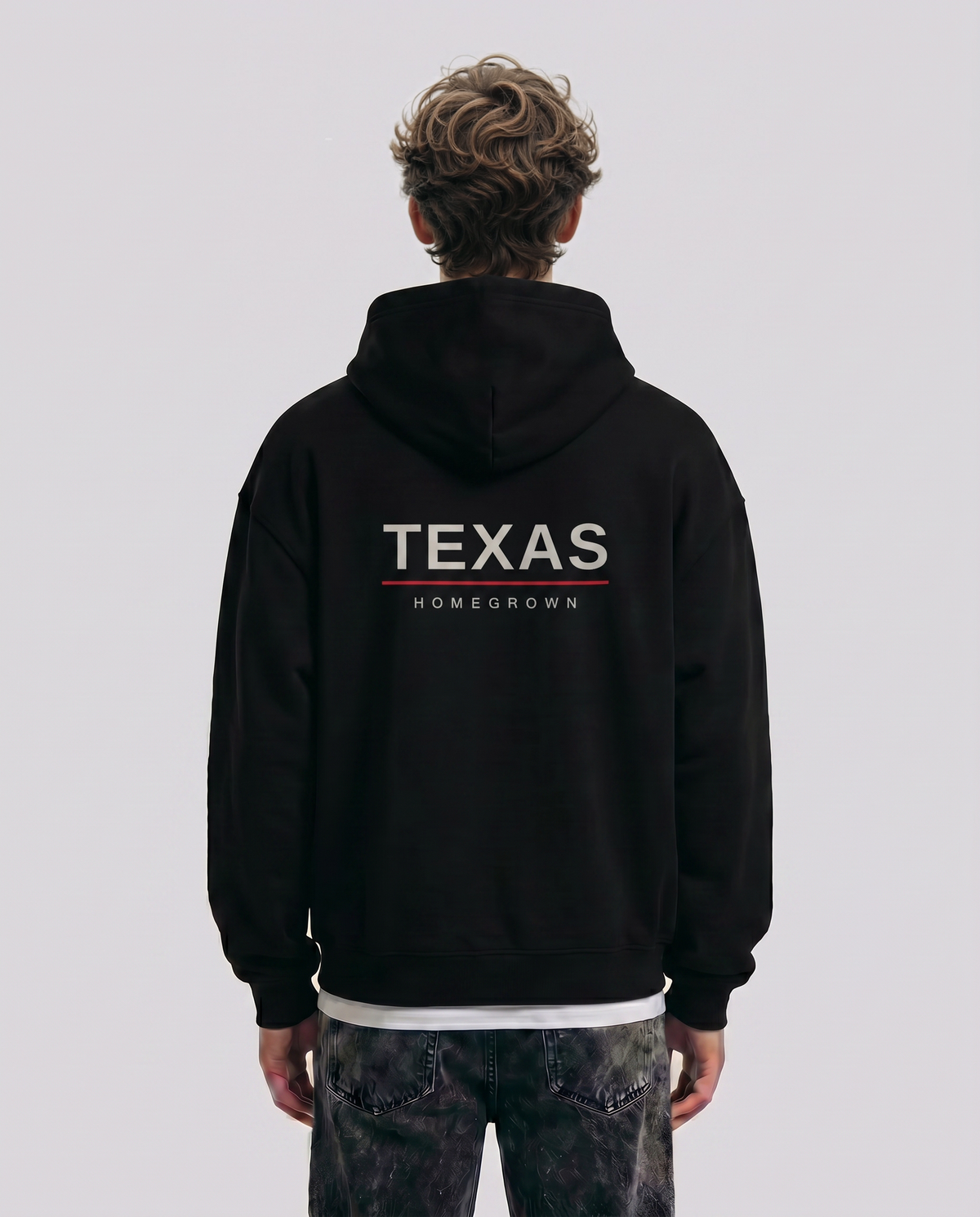 Homegrown — male model Brooks, Texas back, Black #Model_M #Region_Texas #Color_Black