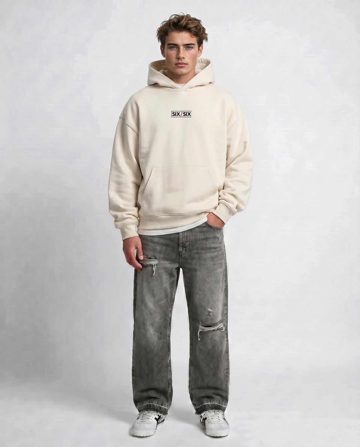 Homegrown — male model Brooks, full length, Natural #Model_M #Color_Natural