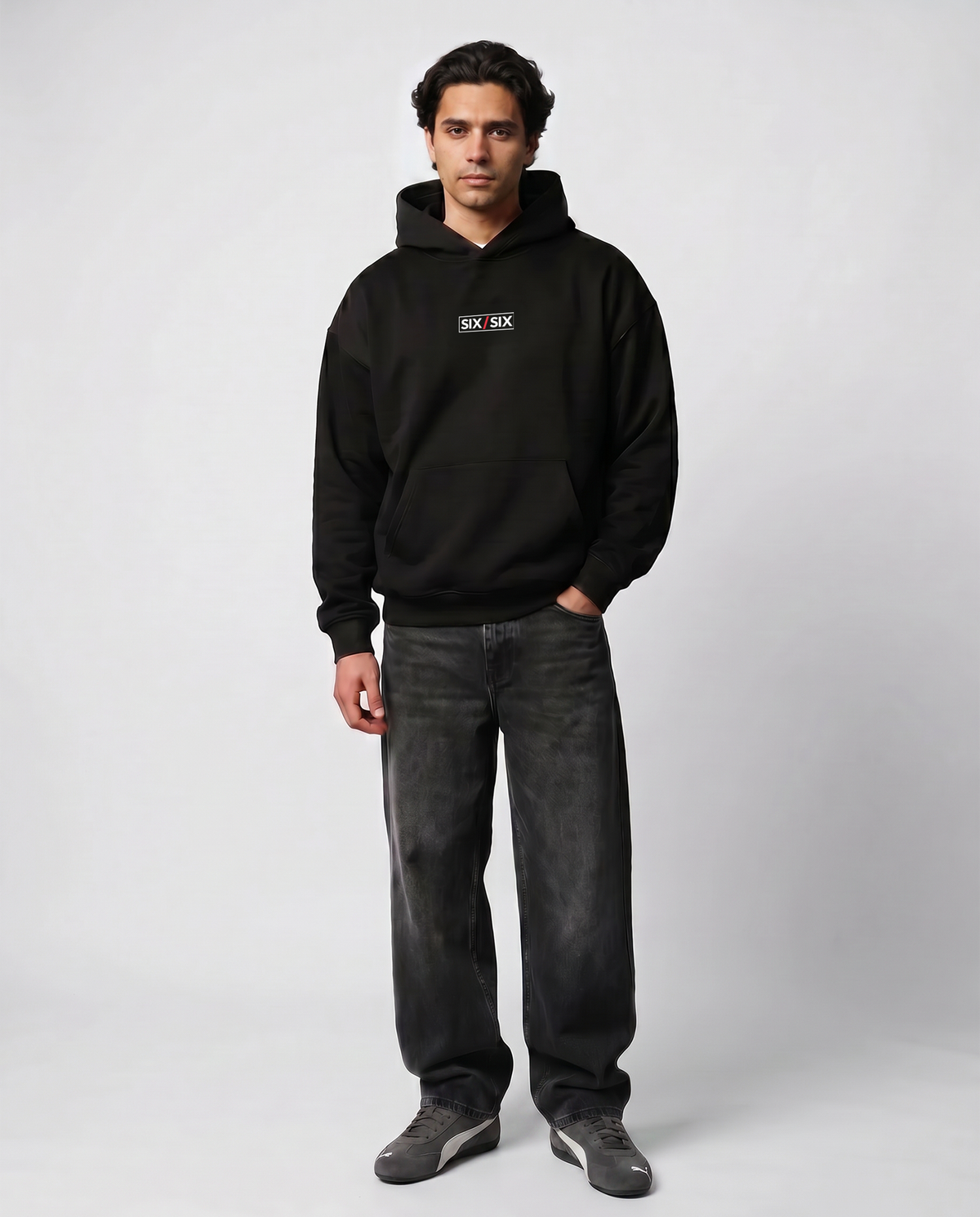 No Look — Male model full look (Enzo), Black #Model_M #Color_Black