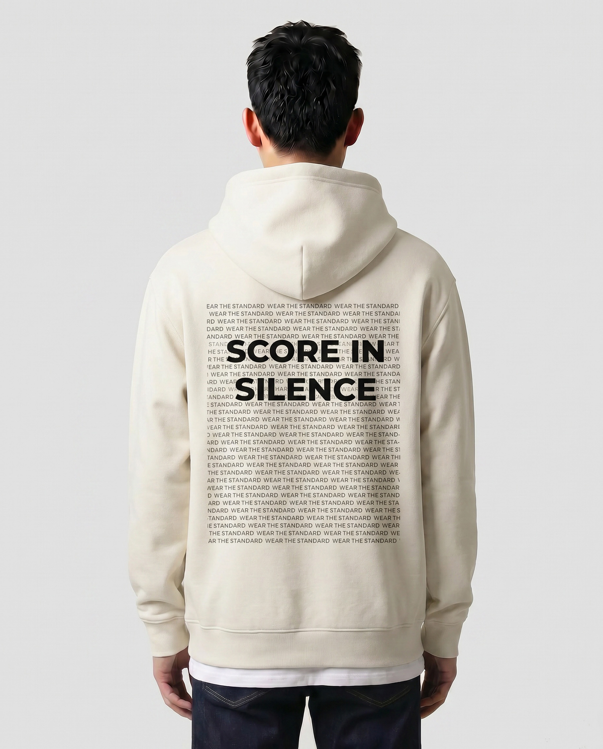 Score In Silence — Echo — Male model back (Jae), Natural #Model_M #Color_Natural