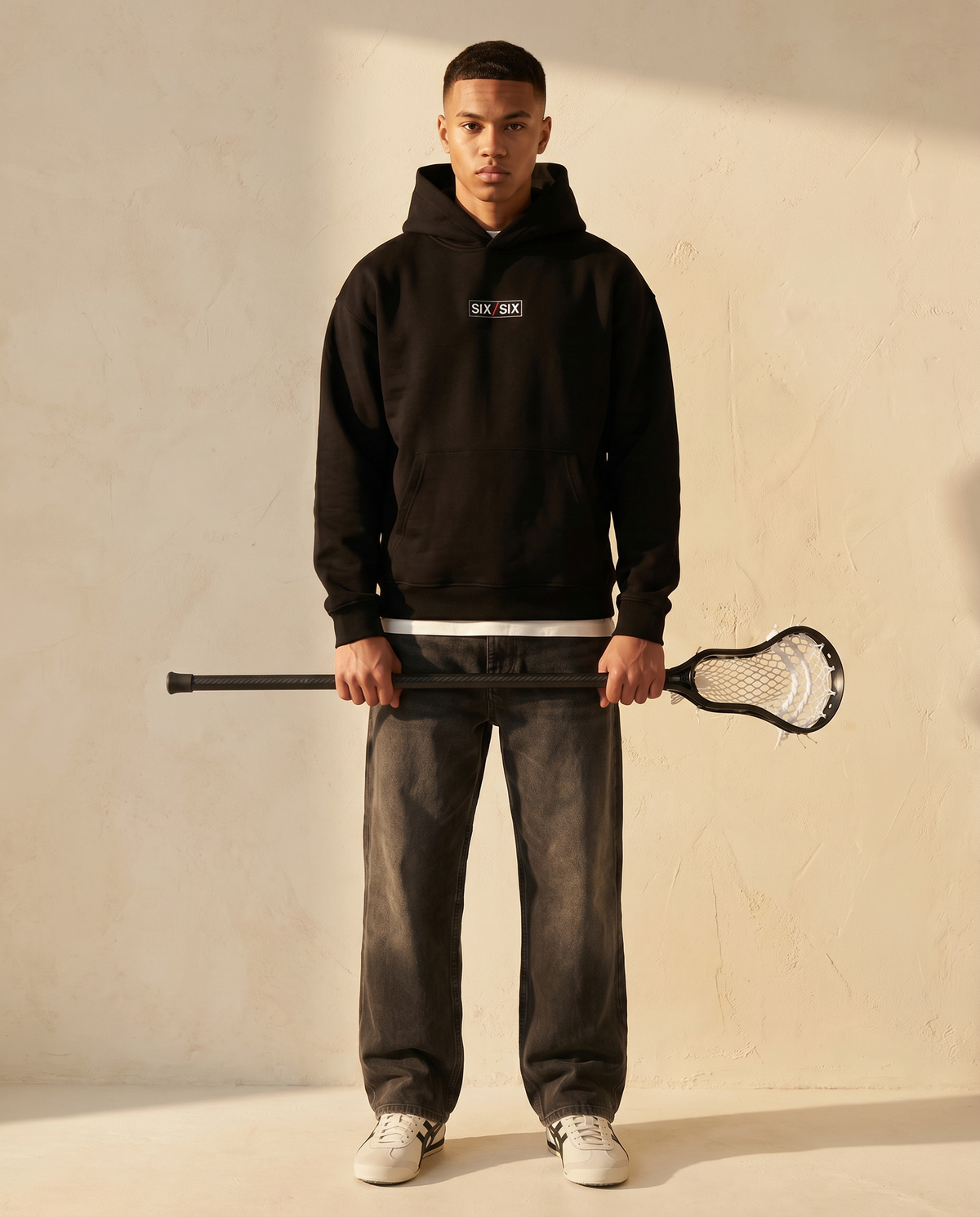 Wear The Standard — Cage — Male model editorial LAX (Roman), Black #Model_M #Color_Black