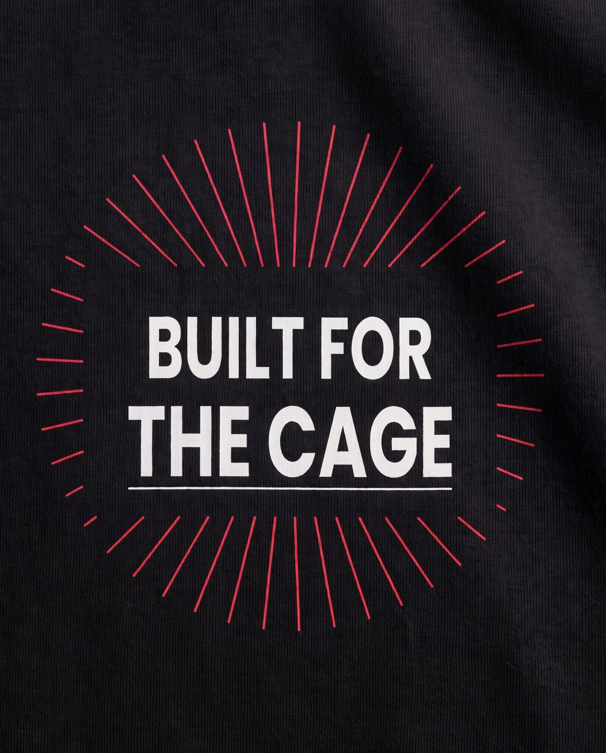 Built For The Cage — Radiant — Back logo detail, Black #Color_Black