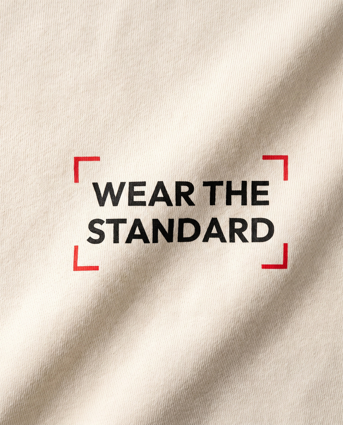 Wear The Standard — Cage — Back logo detail, Natural #Color_Natural