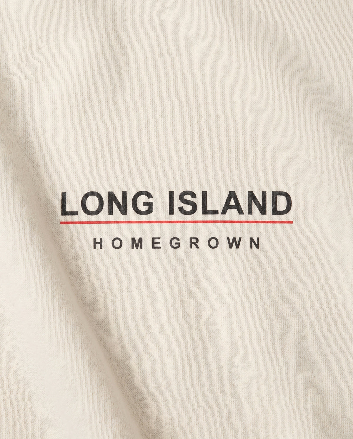 Homegrown — Long Island back logo detail, Natural #Region_Long Island #Color_Natural