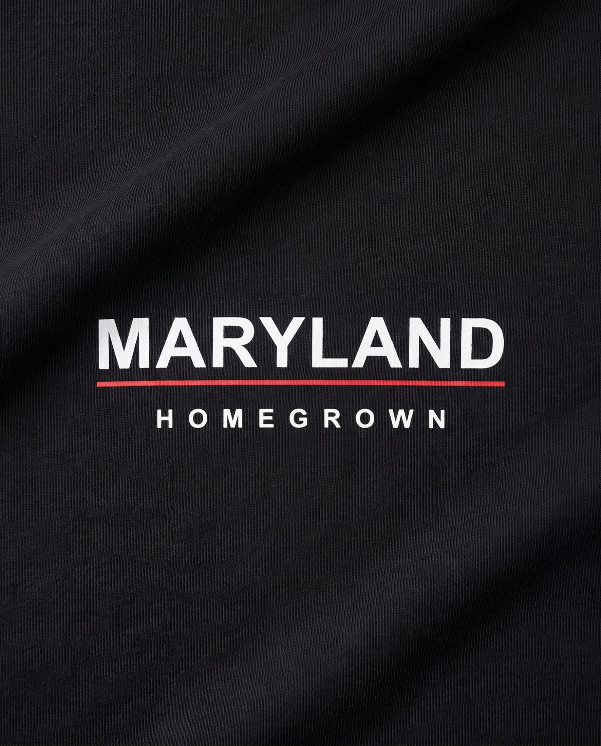 Homegrown — Maryland back logo detail, Black #Region_Maryland #Color_Black