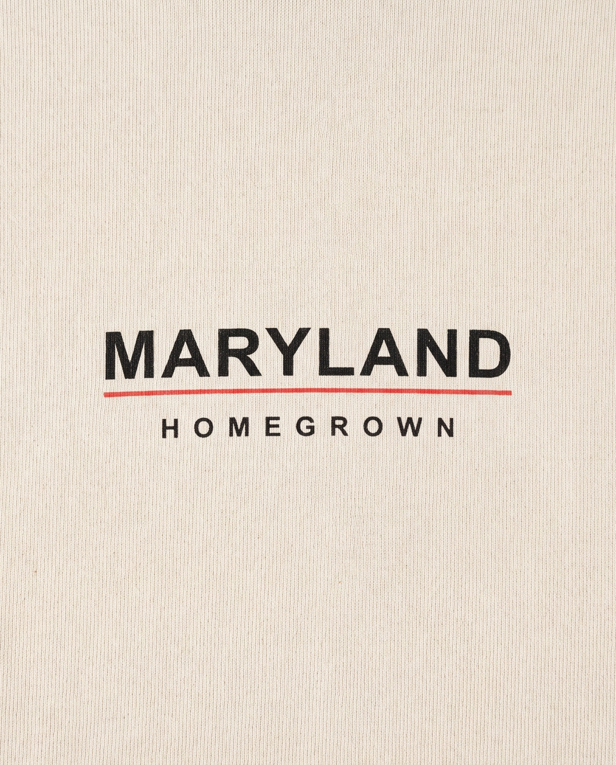 Homegrown — Maryland back logo detail, Natural #Region_Maryland #Color_Natural