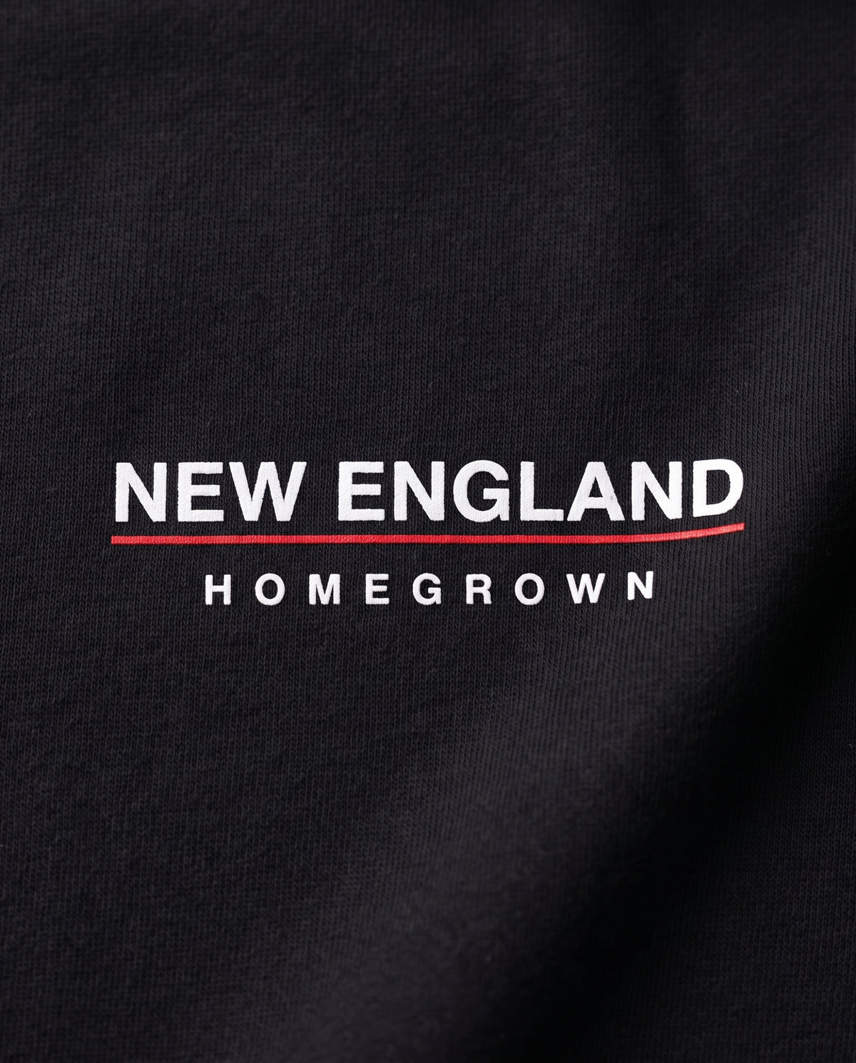 Homegrown — New England back logo detail, Black #Region_New England #Color_Black