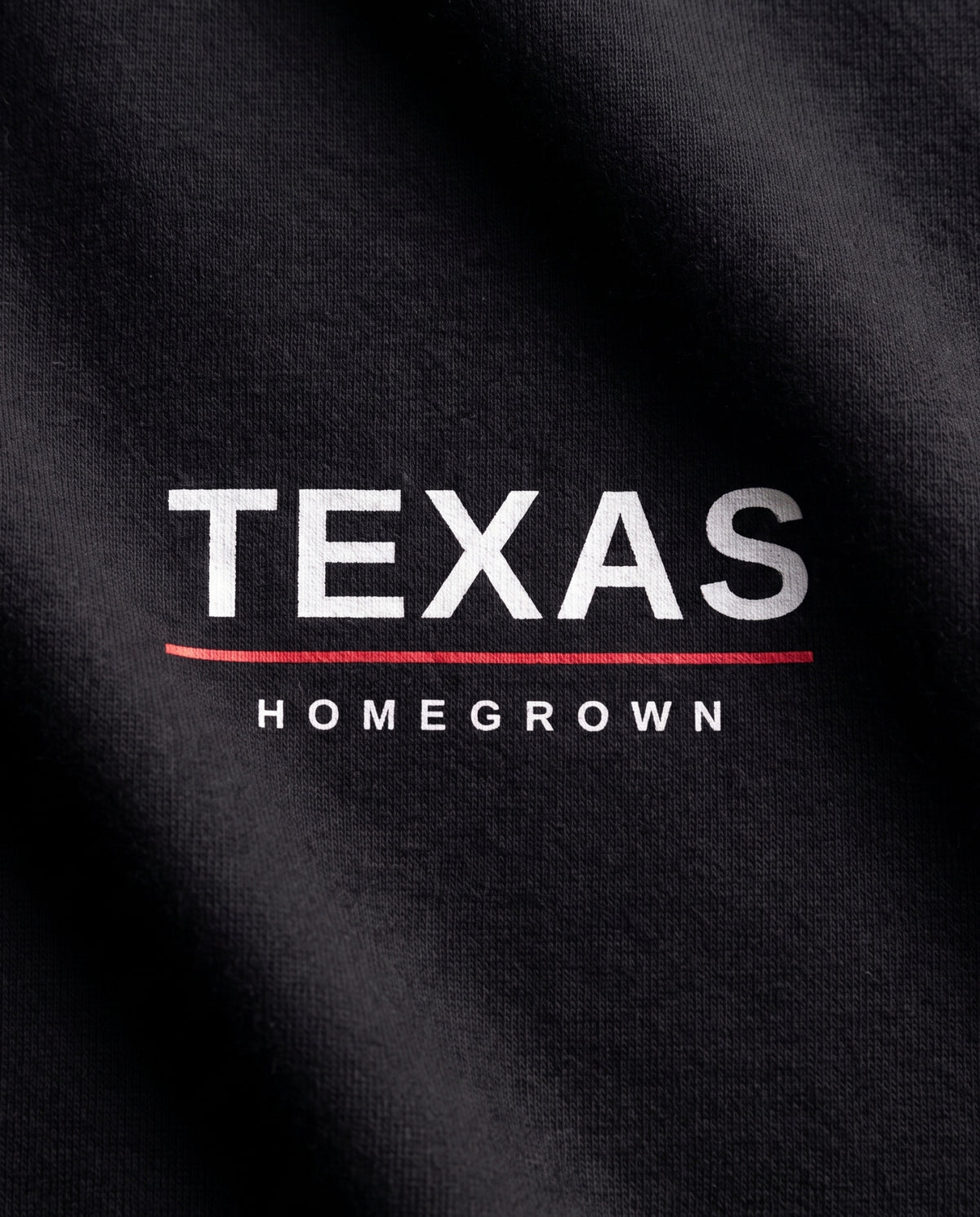 Homegrown — Texas back logo detail, Black #Region_Texas #Color_Black
