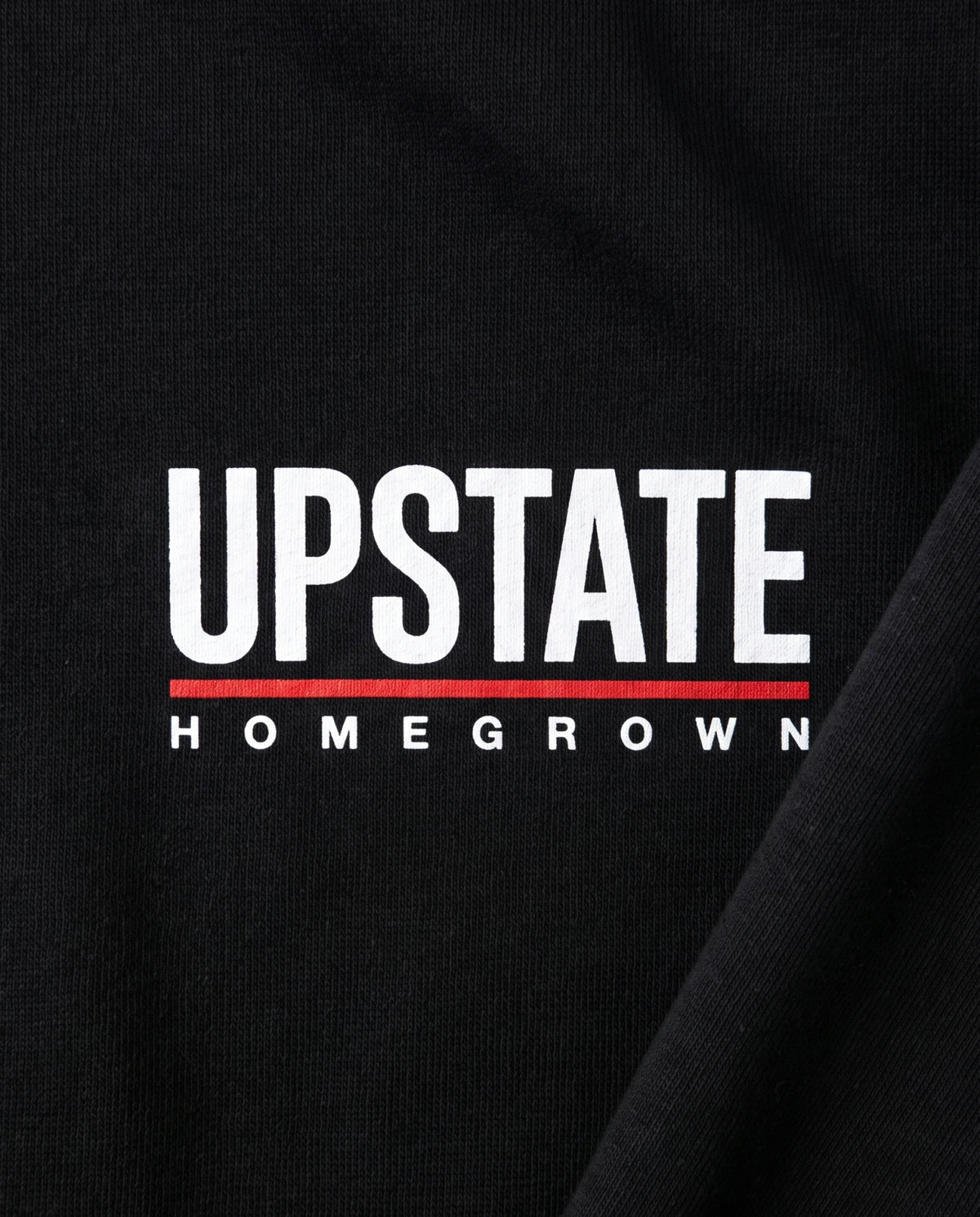 Homegrown — Upstate back logo detail, Black #Region_Upstate #Color_Black