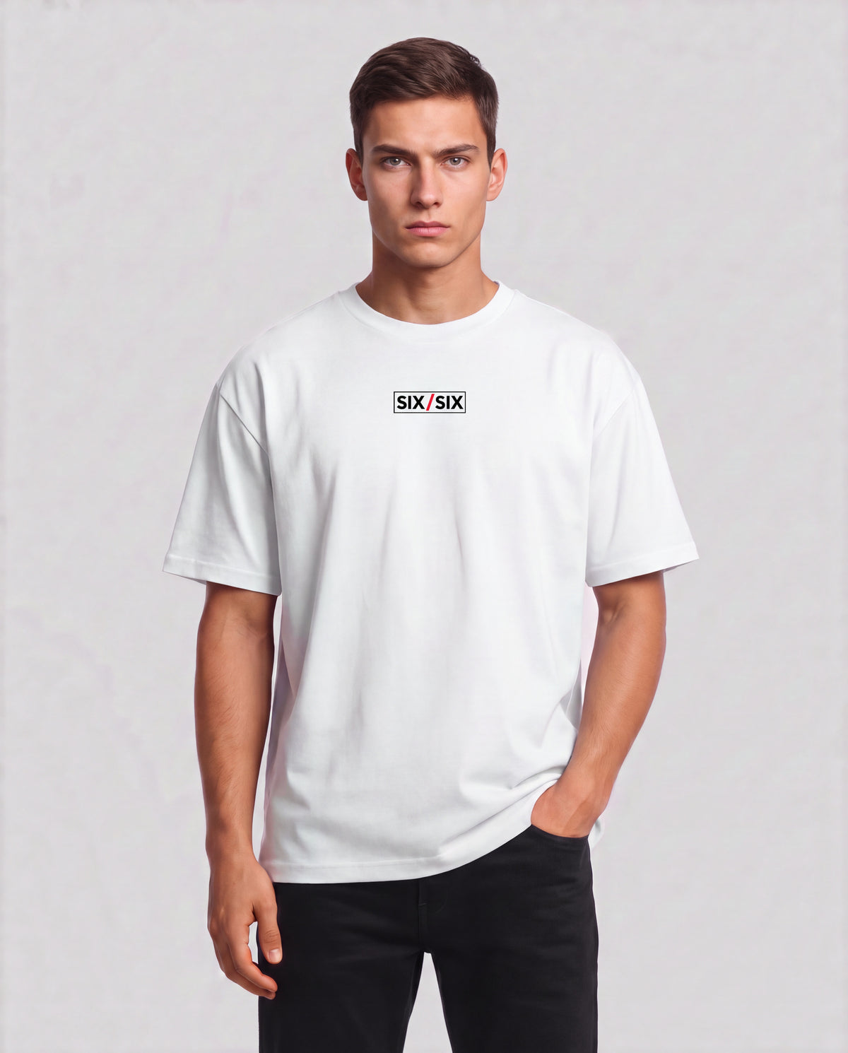 Corners Only model — front, White #Color_White
