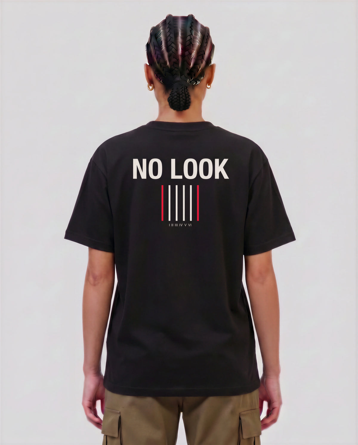 No Look model — back, Black #Color_Black