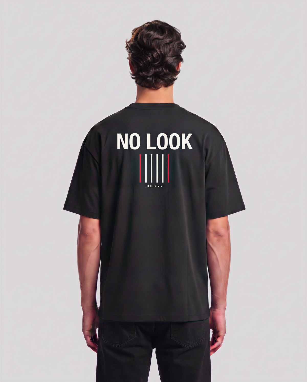 No Look model — back, Black #Color_Black