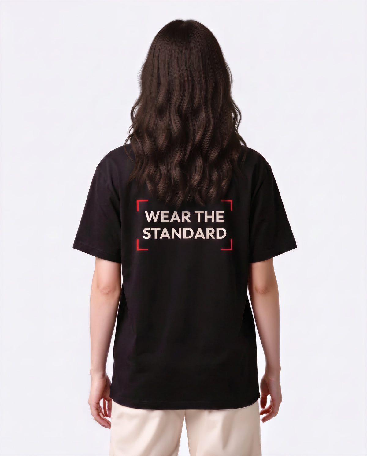 Wear The Standard model — back, Black #Color_Black