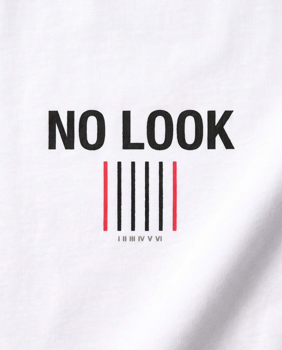 No Look — logo close-up back, White #Color_White