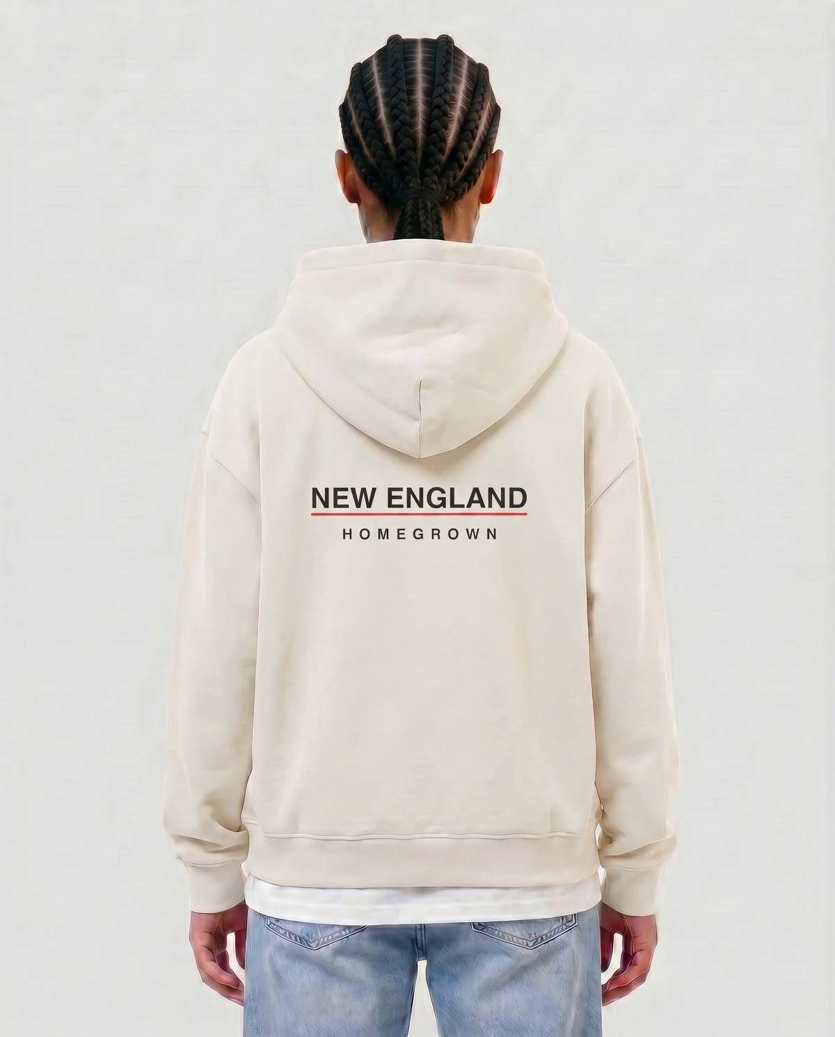 Homegrown — female model Amara, New England back, Natural #Model_F #Region_New England #Color_Natural