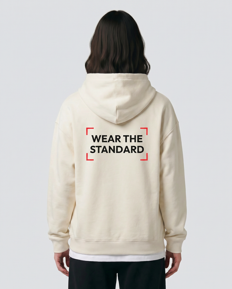 Wear The Standard — Cage — Female model back (Kai), Natural #Model_F #Color_Natural