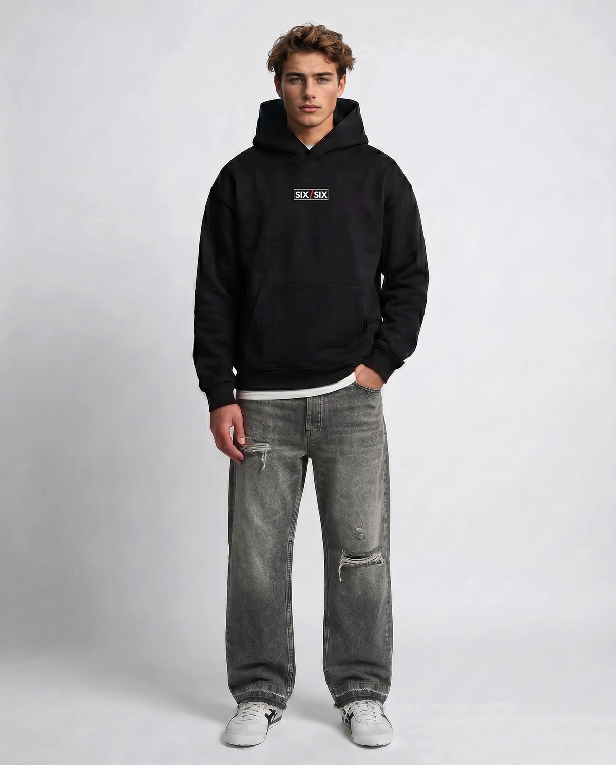 Homegrown — male model Brooks, full length, Black #Model_M #Color_Black