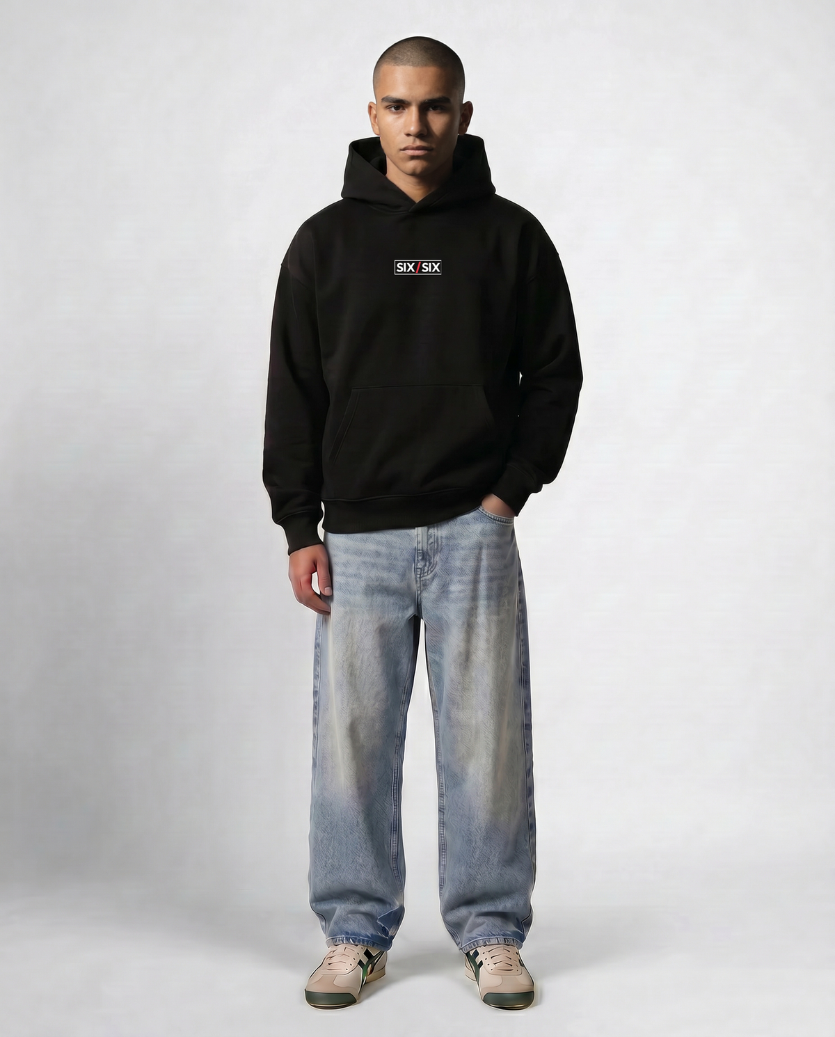 Built For The Cage — Radiant — Male model full look (Cruz), Black #Model_M #Color_Black