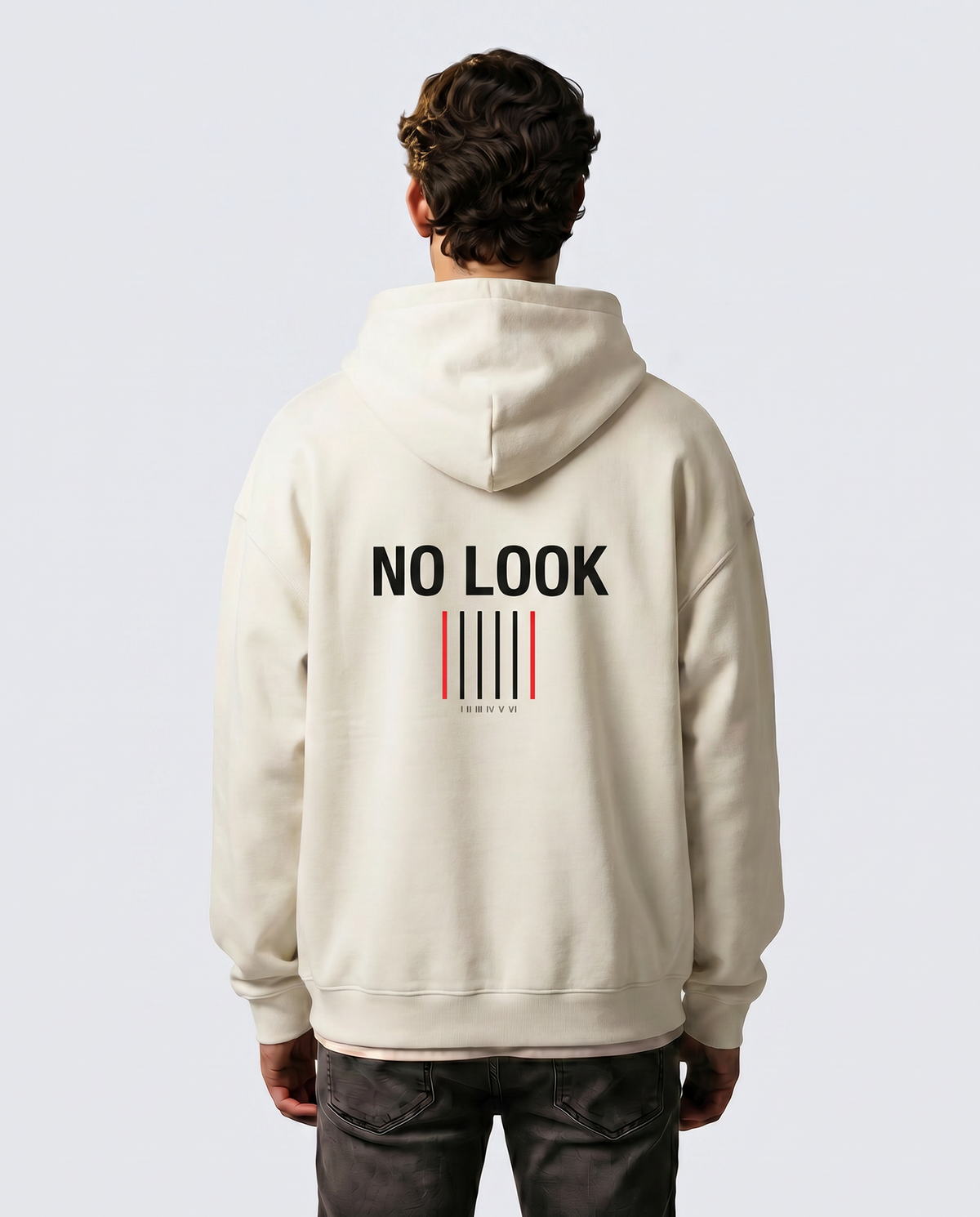 No Look — Male model back (Enzo), Natural #Model_M #Color_Natural