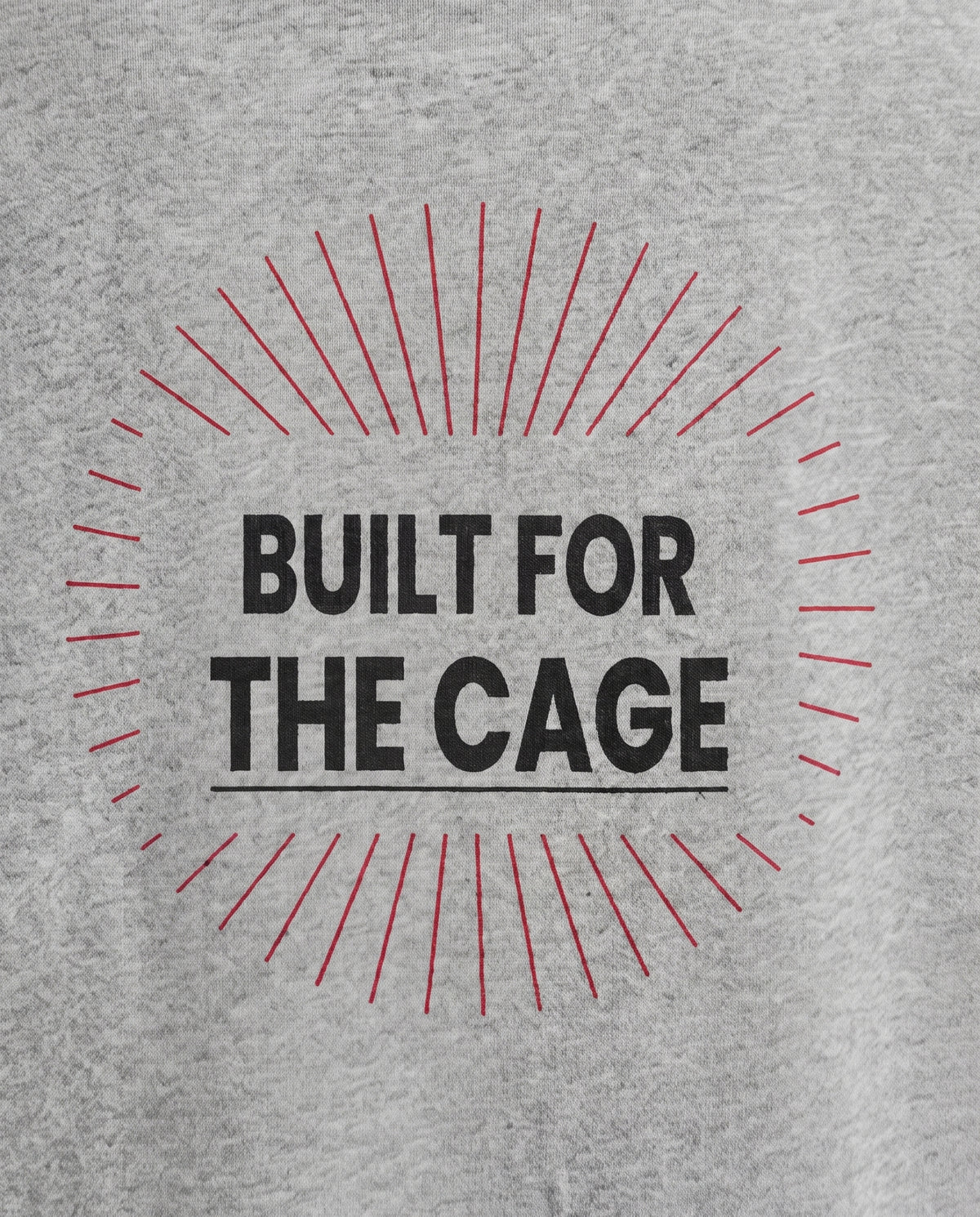 Built For The Cage — Radiant — Back logo detail, Marle Grey #Color_Marle Grey