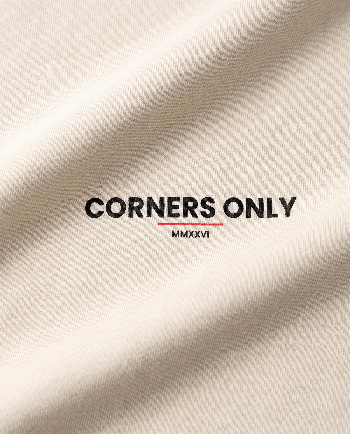 Corners Only — Baseline — Back logo detail, Natural #Color_Natural