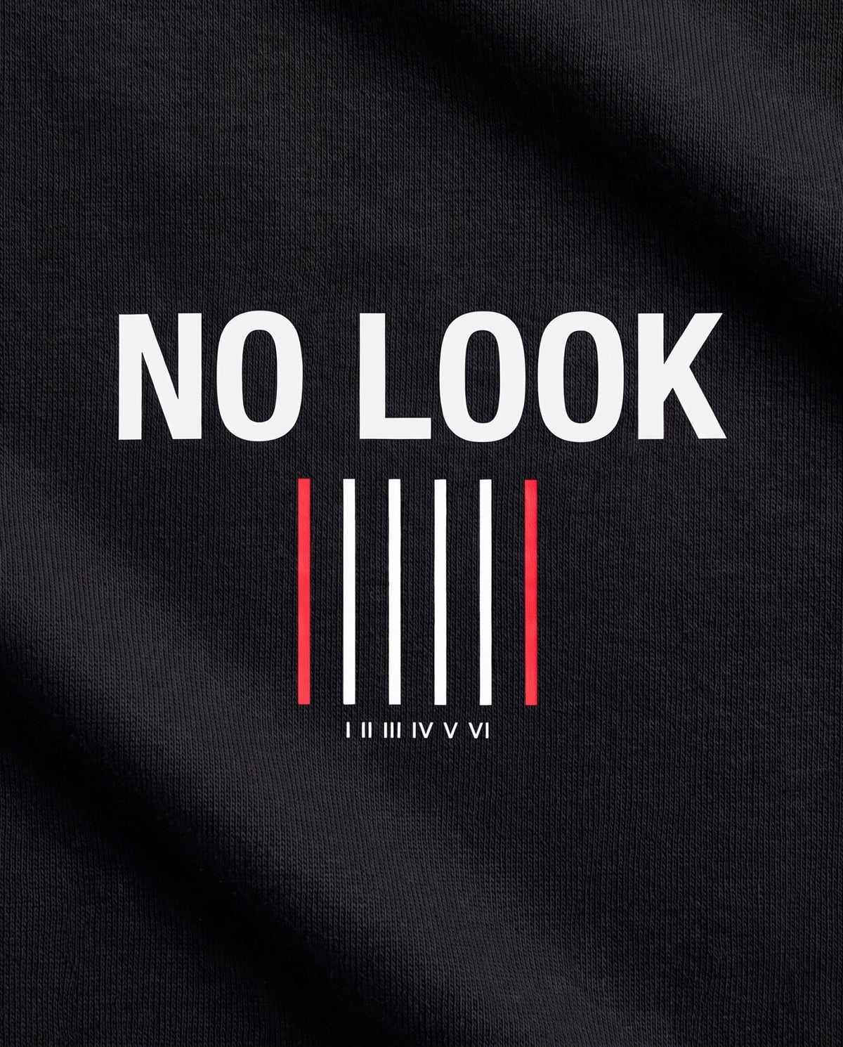 No Look — Back logo detail, Black #Color_Black