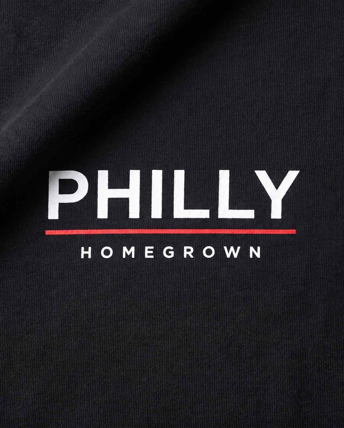 Homegrown — Philly back logo detail, Black #Region_Philly #Color_Black