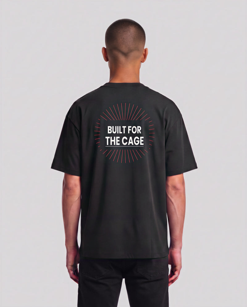 Built For The Cage model — back, Black #Color_Black