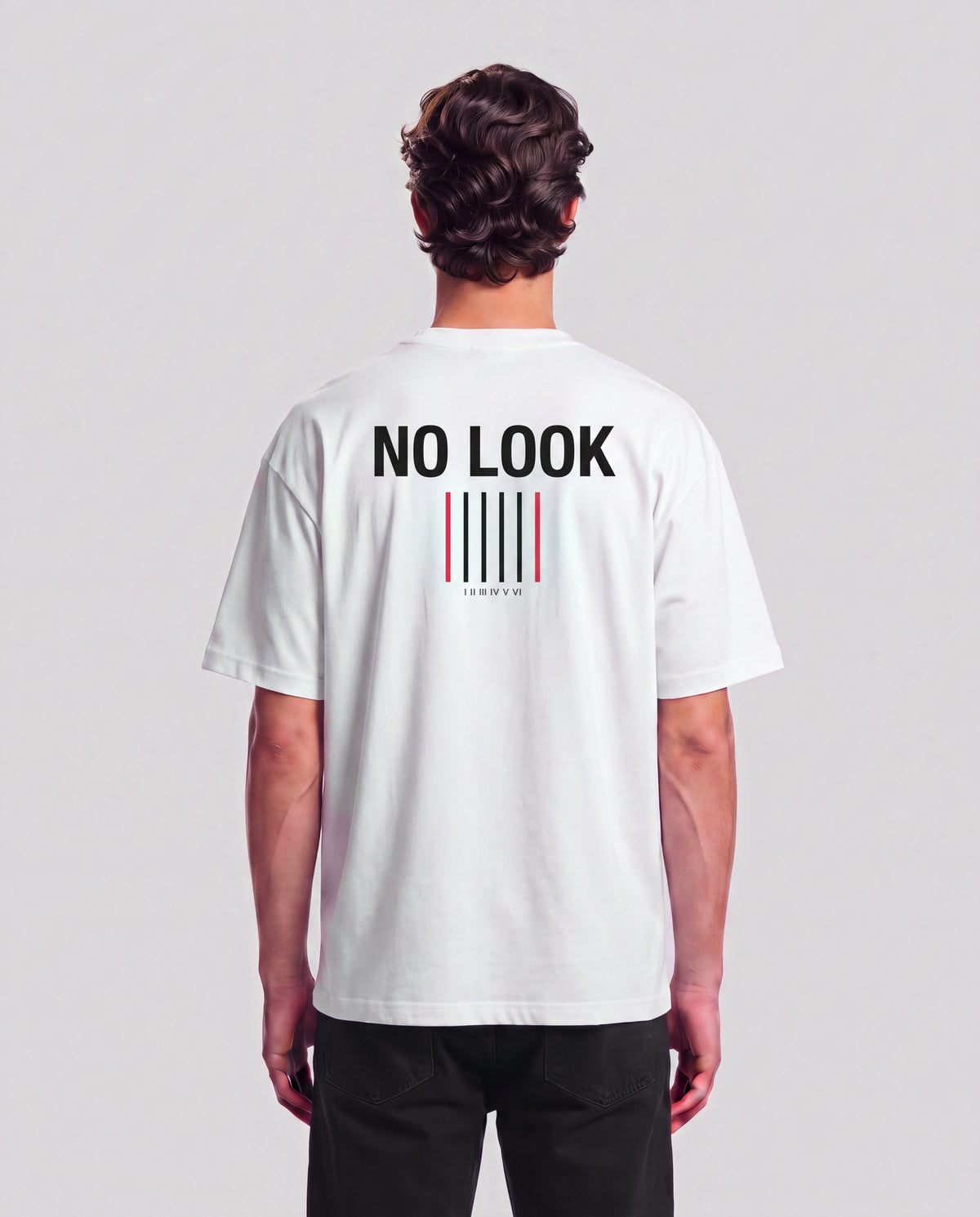 No Look model — back, White #Color_White