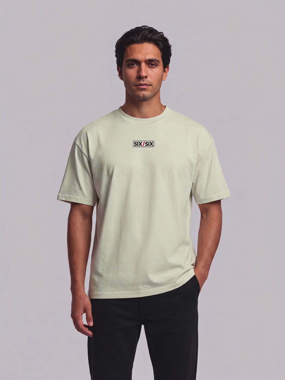 No Look tee — Men's — Enzo, Ecru — PDP video