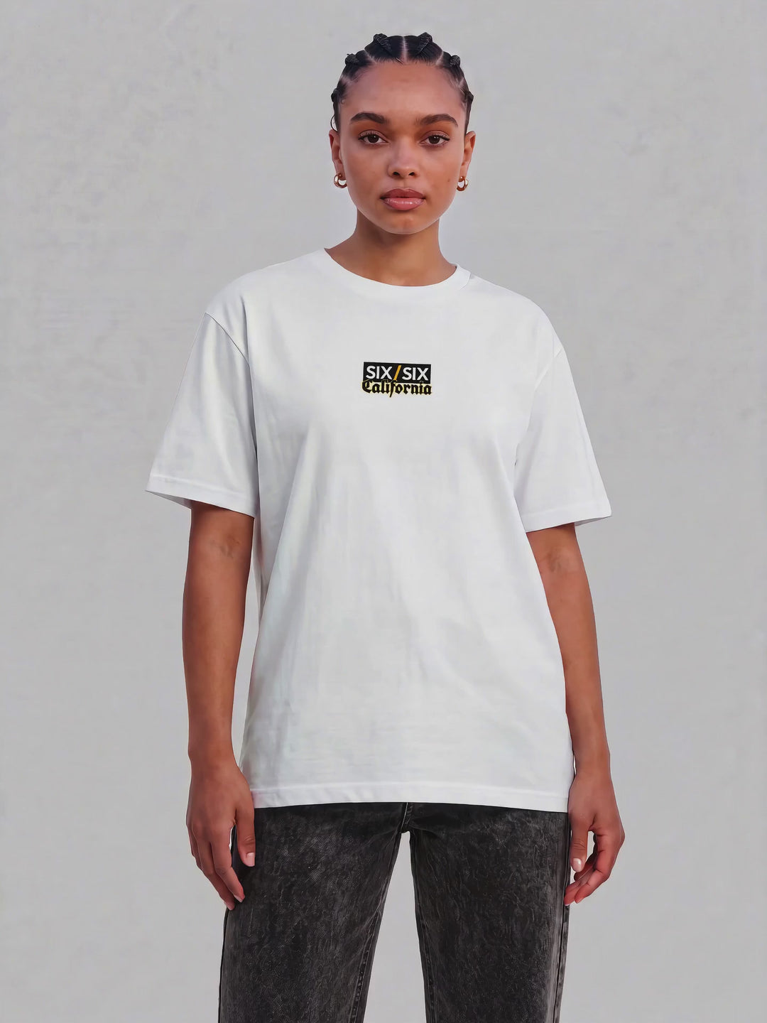 Homegrown tee — Women's — Amara, California, White — PDP video