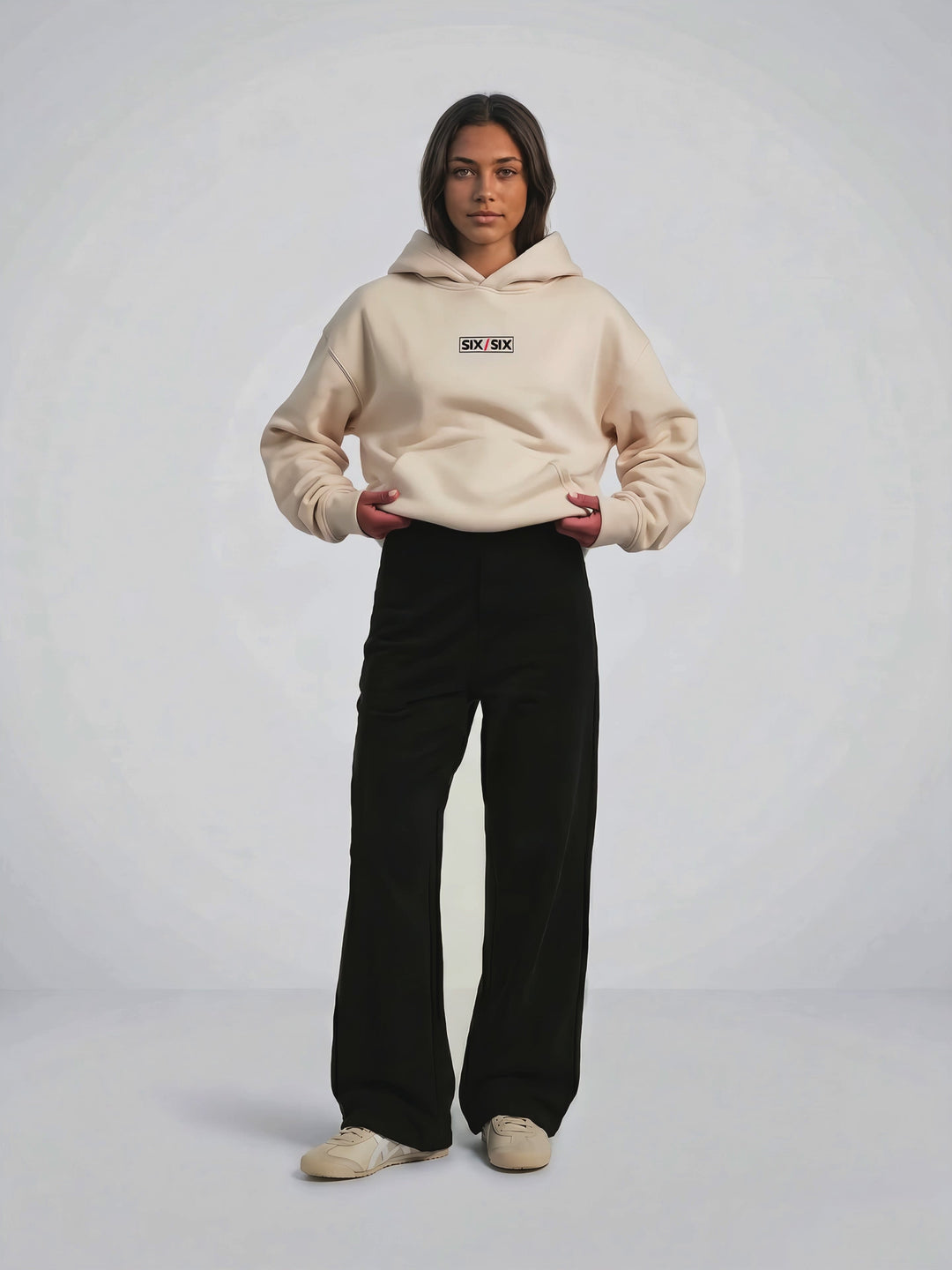 Wear The Standard hoodie PDP video — female model Kai, Natural — PB take #Model_F